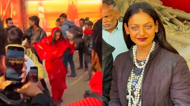 वायरल गर्ल मोनालिसा की खूबसूरती बनी मुसीबत, संगम में भीड़ ने घेरा; क्या अब छोड़ देंगी महाकुंभ? महाकुंभ की वायरल गर्ल मोनालिसा को खतरा.