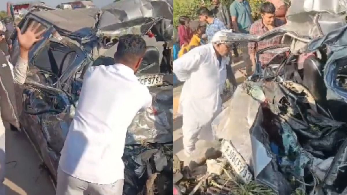 Rajasthan: जयपुर में भीषण हादसा, महाकुंभ जा रही कार से टकराई रोडवेज, बस का टायर फटने से चली गई 8 जानें jaipur