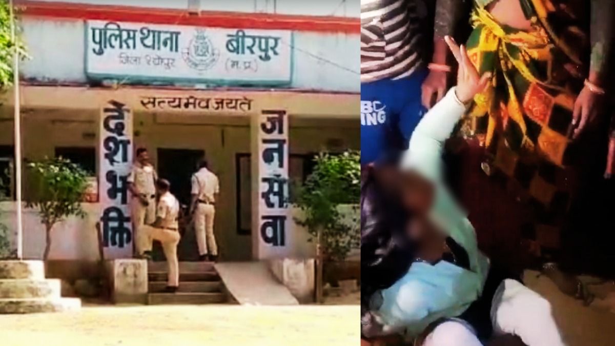 मध्य प्रदेश के श्याेपुर में प्रेमी से मिलने पहुंची एक महिला को जमकर पीटा गया.