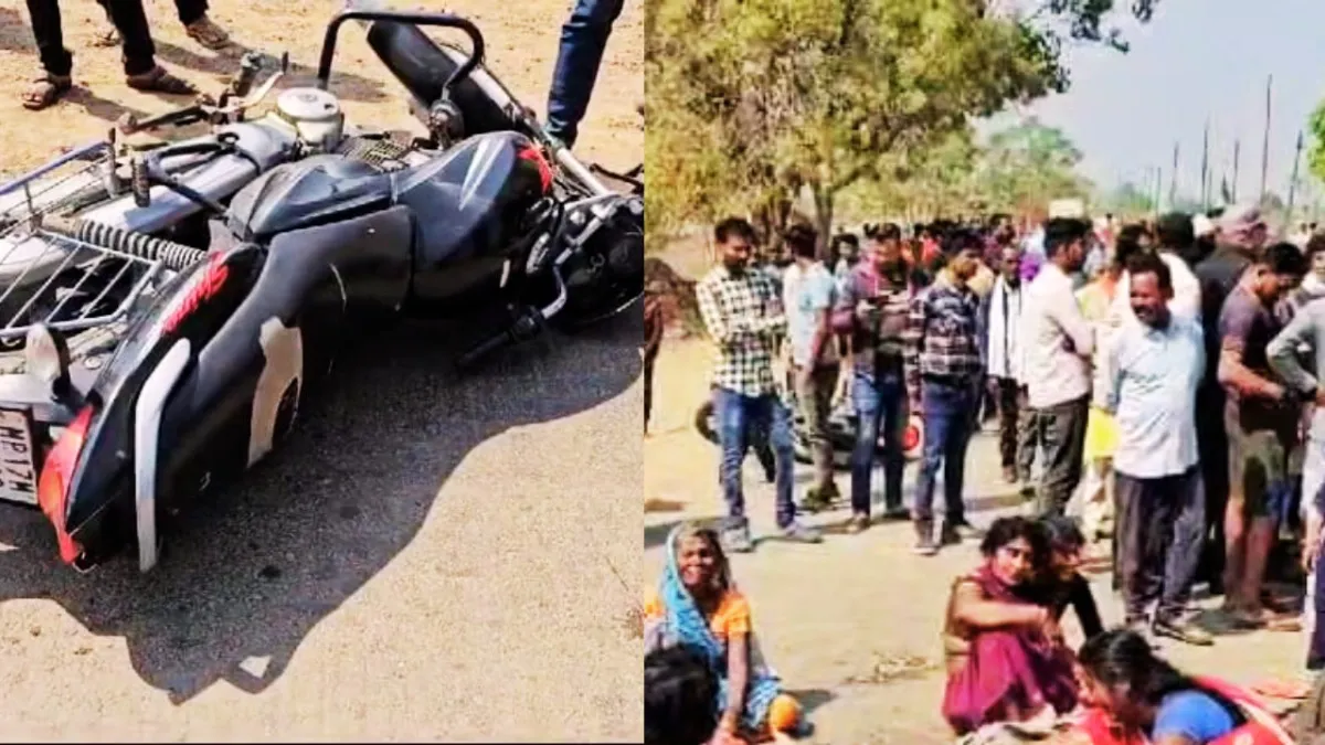 मध्य प्रदेश के रीवा में एक डंपर ने पांच युवकों को कुचल दिया.