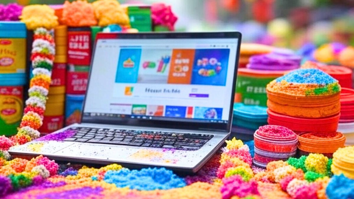 Amazon पर Holi Sale हुई शुरू, कई प्रोडक्ट्स पर मिल रहा है भारी डिस्काउंट Representative Image (Photo Ai)