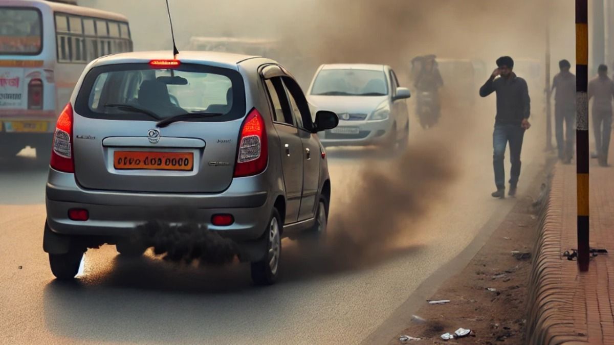 बिहार के पर्यावरण मंत्री की कार का पॉल्यूशन सर्टिफिकेट फेल, फिर भी बेधड़क दौड़ रही सड़क पर! Representative Image (Photo Ai)