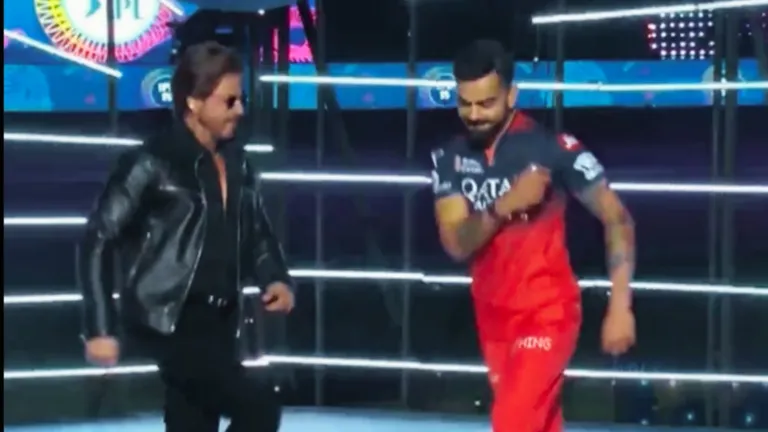 IPL 2025: विराट कोहली का ये डांस मिस तो नहीं किया, कोलकाता पर जीत से पहले शाहरुख के साथ हिला दिया मंच आईपीएल की ओपनिंग सेरेमनी में शाहरुख के साथ विराट का डांस वायरल.