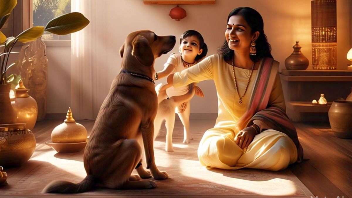 घर में कुत्ता पालने से बदल सकती है आपकी किस्मत! जानिए, आपके लिए कौन सा रंग है शुभ Representative Image (Photo Ai)