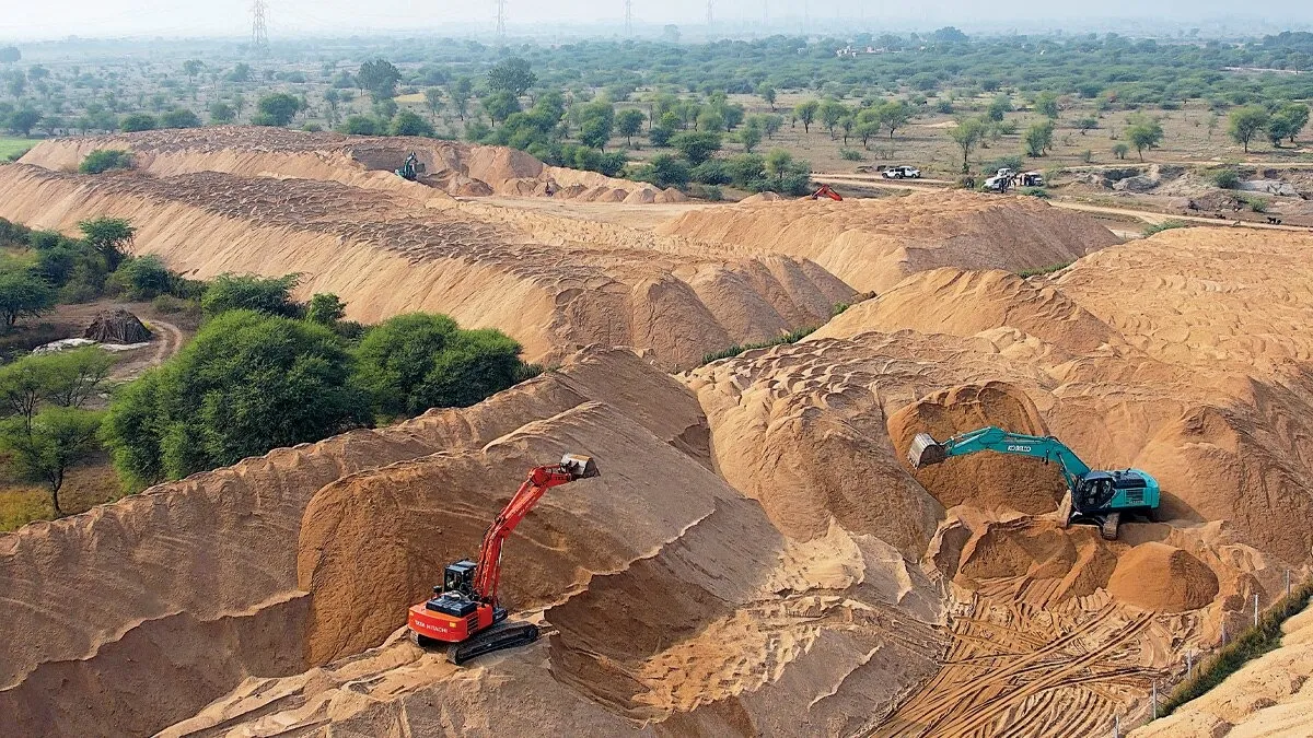 Sand mining
