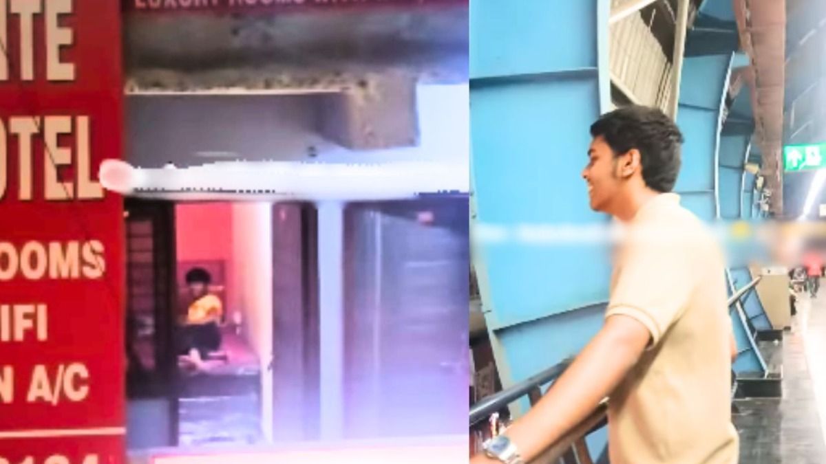 OYO में गेट बंद करना भूला कपल...मेट्रो स्टेशन पर खड़े शख्स ने लगाई आवाज, प्राइवेट मोमेंट की वीडियो हुई वायरल OYO Viral Video