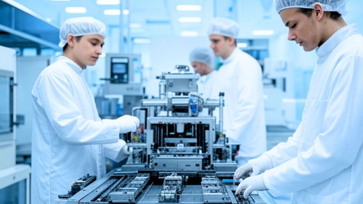 छत्तीसगढ़ में लगेगा करोड़ों का सेमीकंडक्टर प्लांट! युवाओं को नौकरी के साथ मिलेगी अच्छी सैलरी, जानिए पूरी डिटेल Representative Image (Photo Ai)