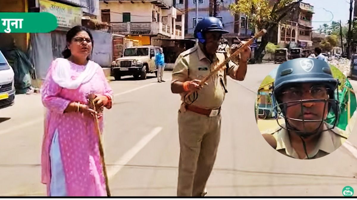 Guna Violence: कर्नलगंज में पथराव के बाद तनाव, लाठी लेकर उतरे SP संजीव कुमार सिंह ने दंगाइयों को दौड़ाया गुना में बवाल के बाद तनाव बना हुआ है, पुलिस की गश्त जारी है.