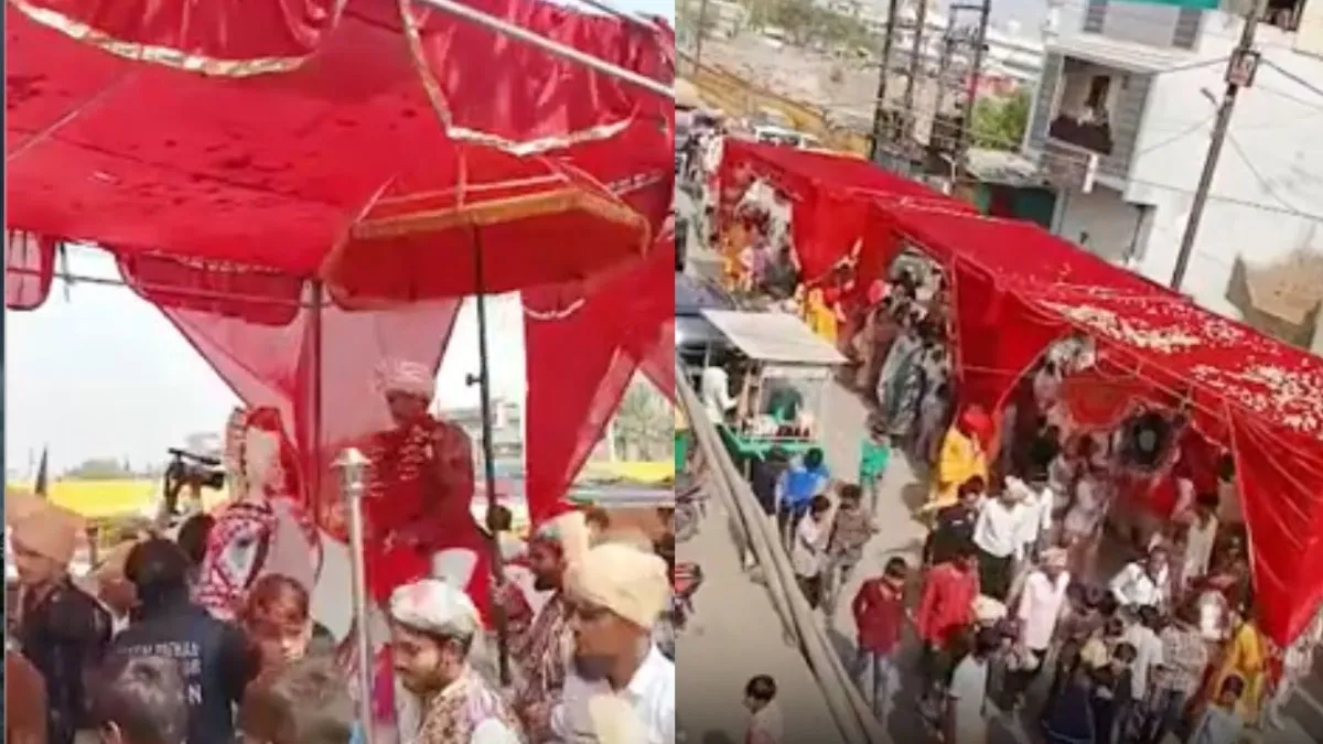 इंदौर में निकली कूलर वाली बारात