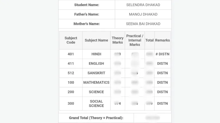 MPBSE Topper Marksheet: गुना के शैलेंद्र धाकड़ ने 10वीं में टॉप कर सबको चौंकाया, यहां देखें उनकी मार्कशीट और नंबर NewsTak