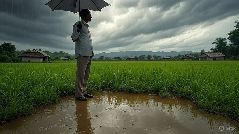 छत्तीसगढ़ में चिलचिलाती गर्मी के बीच अचानक बदलेगा मौसम! जानिए कब और कहां होगी बारिश? Representative Image (Photo Ai)