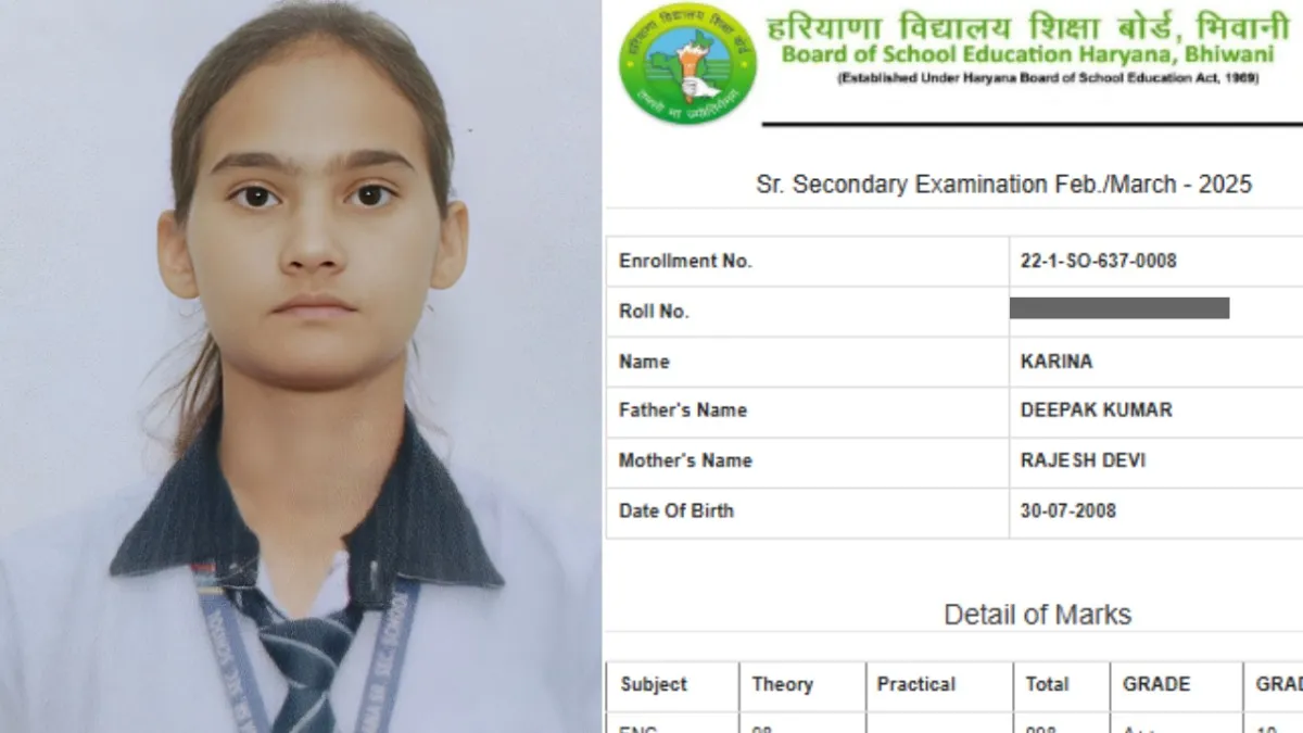 Haryana Board, Toppers Marksheet, Haryana Board 12th Topper, Haryana Board 12th Topper Marksheet, Haryana 12th Topper 2025, Haryana Board Topper List, HBSE 12th Result 2025, HBSE Topper 2025, Haryana Board Result 2025