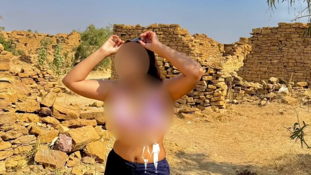 Jaisalmer porn case, software engineer adult video, girl viral video Rajasthan, public porn shoot India, porn news Jaisalmer, Noida couple porn