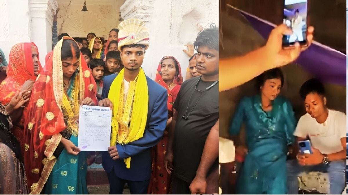 पति ने पत्नी की शादी कराई, Bihar Viral News, आरा प्रेम प्रसंग, Cousin Marriage Bihar, पति पत्नी मौसेरा भाई, पंचायत फैसला, Wife Affair Viral