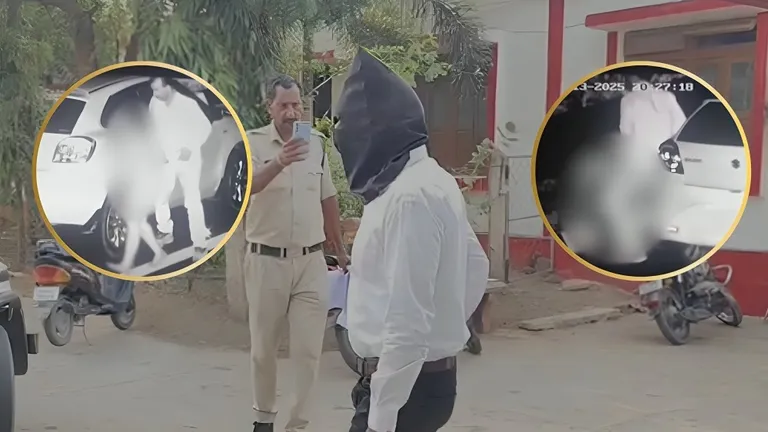 दिल्ली-मुंबई एक्सप्रेसवे पर अतरंगी पल बिताने वाले नेता मनोहर धाकड़ की बढ़ी मुश्किलें, पुलिस ने लिया हिरासत में दिल्ली-मुंबई एक्सप्रेसवे पर मनोहर धाकड़ महिला संग वायरल वीडियो मामले में पुलिस ने लिया हिरासत में