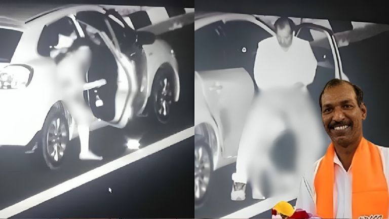 8 लेन हाइवे कांड की महिला को लेकर बड़ा खुलासा, इधर आरोपी मनोहर लाल धाकड़ ने कर दिया नया दावा delhi mumbai expressway viral video, 8 lane highway scandal, Manohar Lal Dhakad viral video, MP teacher controversy, Delhi-Mumbai expressway case