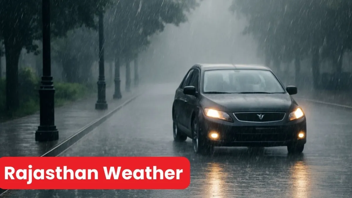 Rajasthan weather update, Jaipur rain alert, Bharatpur weather news, Rajasthan storm 2 June, Western Disturbance June 2025, Rajasthan temperature today