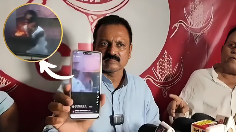बिहार में CPI विधायक सूर्यकांत पासवान का अश्लील वीडियो लीक, लड़की संग आपत्तिजनक स्थिति में दिखे CPI विधायक सूर्यकांत पासवान वायरल वीडियो विवाद: लड़की संग आपत्तिजनक वीडियो पर दी सफाई, जांच डीआईजी को सौंपी गई