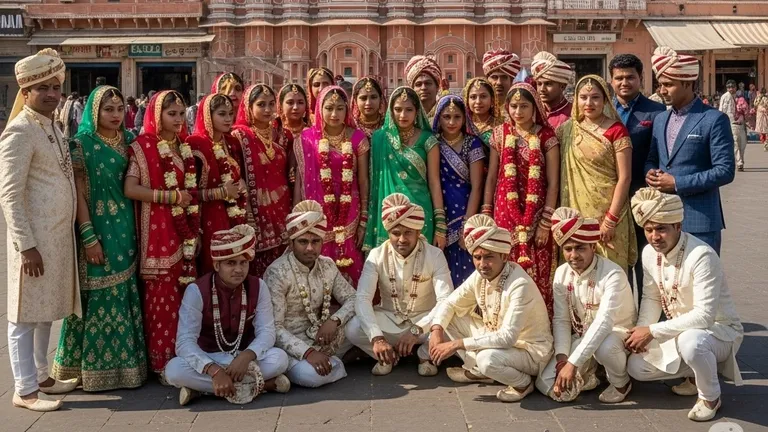 जयपुर में 11 युवतियों की शादी के लिए 1900 युवकों ने दिया इंटरव्यू, भजनलाल सरकार ने चेक किया दूल्हों का बैकग्राउंड jaipur