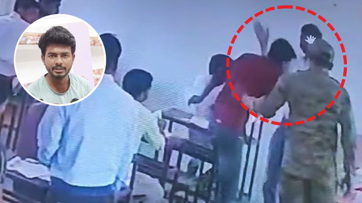 कॉलेज में परीक्षा दे रहे छात्र को कलेक्टर ने मारे थप्पड़! कॉलर पकड़कर खींचा…वीडियो वायरल होते ही मचा हड़कंप Deendayal Dangrolia College Viral Video