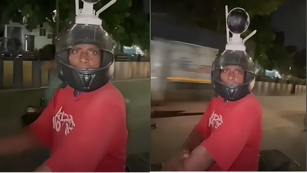 Indore Man Who Walks with CCTV