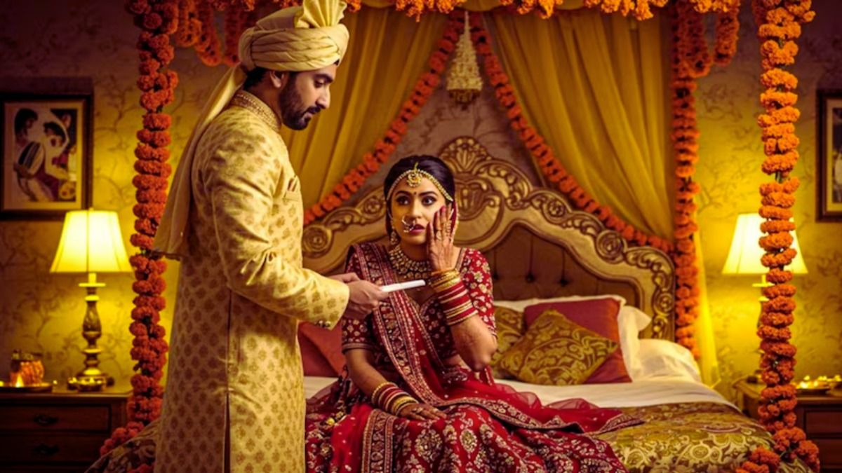 दोस्तों के कहने पर सुहागरात में दूल्हे ने दुल्हन के साथ की आपत्तिजनक हरकत, मच गया बवाल, भरी पंचायत में मांगनी पड़ी माफी up rampur news