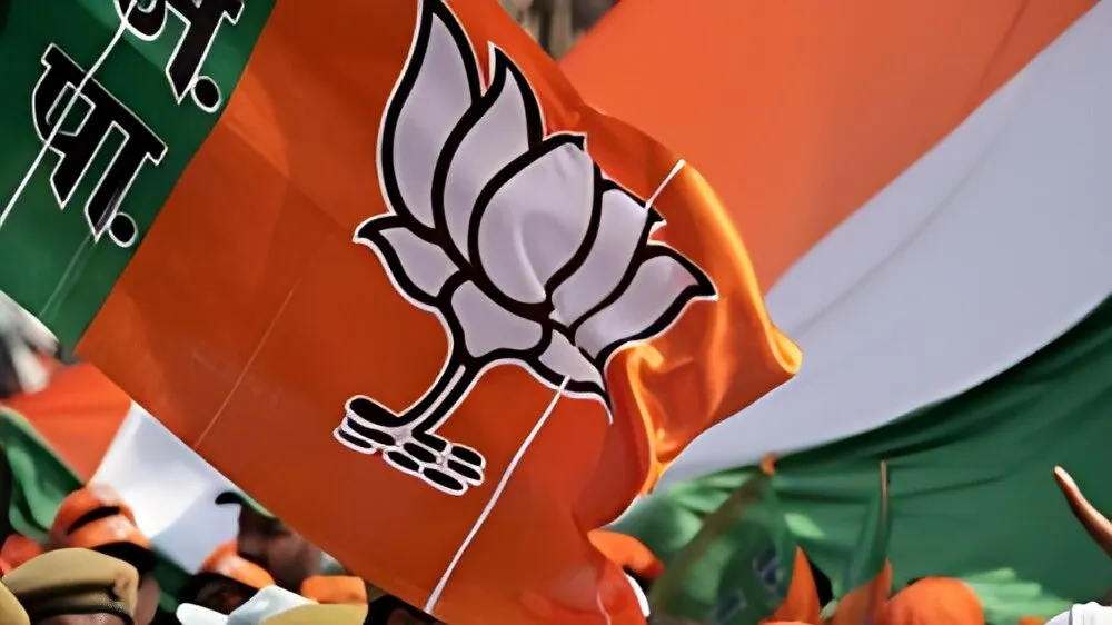 बीजेपी का झंडा