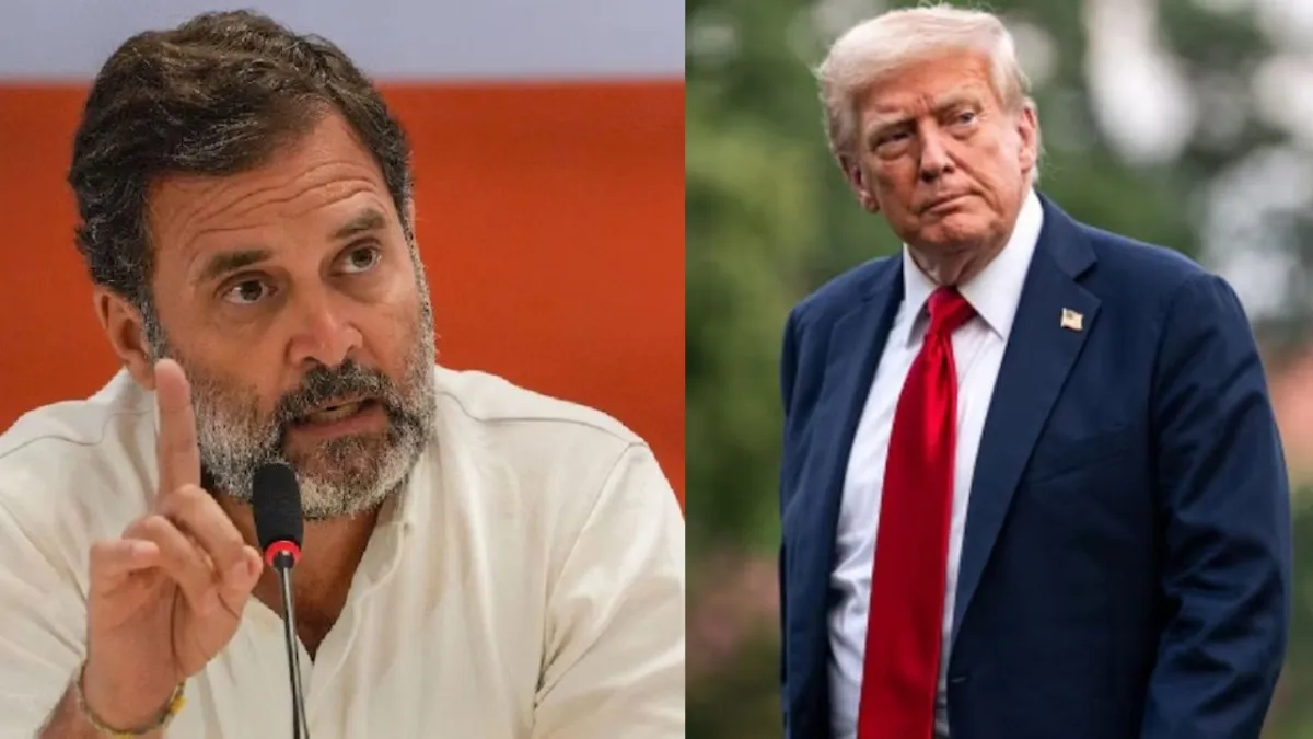 Rahul Gandhi Donald Trump
