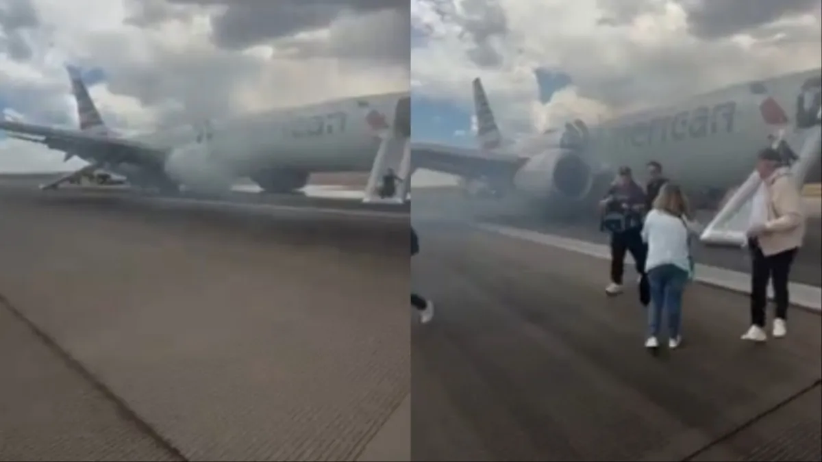 American Airlines fire