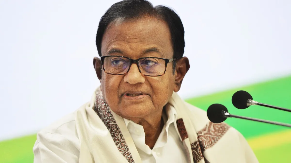Former Finance Minister P Chidambaram 