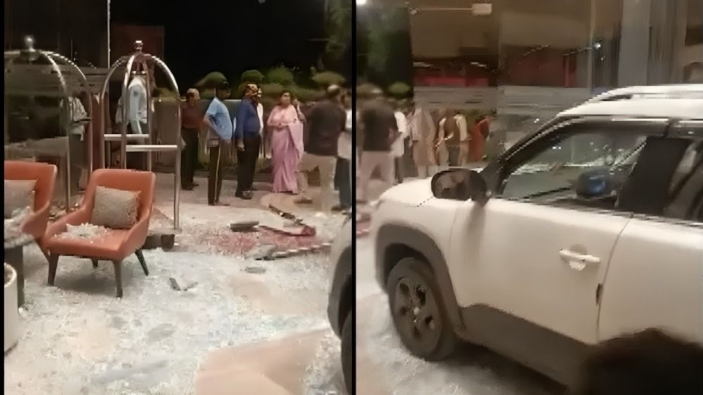 बरेली: महिला ड्राइवर ने ब्रेक की जगह दबा दिया एक्सीलेरेटर, दीवार तोड़ते हुए होटल में घुस गई कार, पूरा हादसा CCTV में कैद!