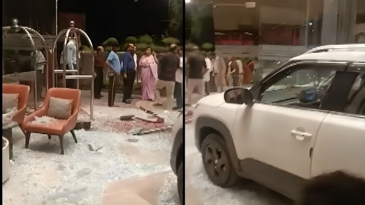 बरेली: महिला ड्राइवर ने ब्रेक की जगह दबा दिया एक्सीलेरेटर, दीवार तोड़ते हुए होटल में घुस गई कार, पूरा हादसा CCTV में कैद! Bareli Accident