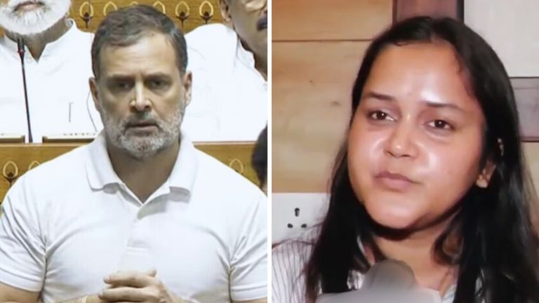 पहलगाम हमले में मारे गए शुभम द्विवेदी की पत्नी ऐशान्या ने राहुल-प्रियंका की कर दी तारीफ, PM मोदी को खरी-खरी shubham dwivedi wife statement