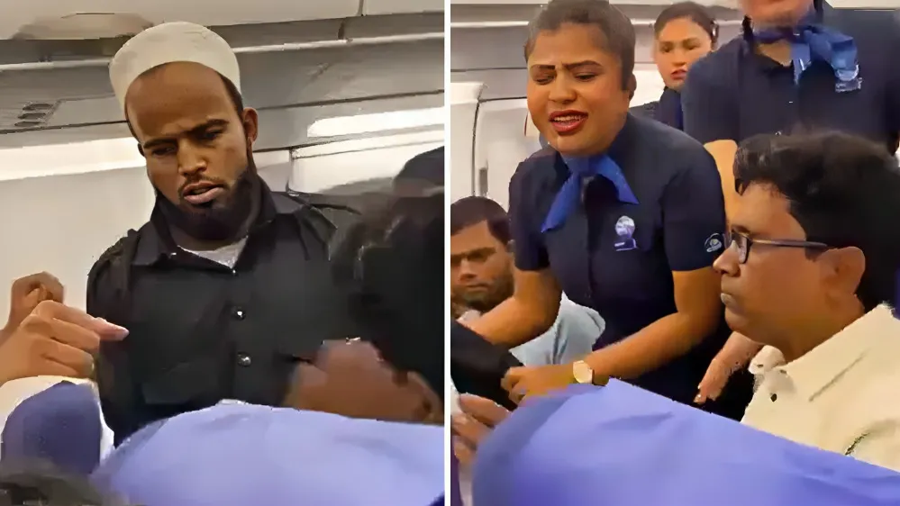 Indigo Flight Viral Video