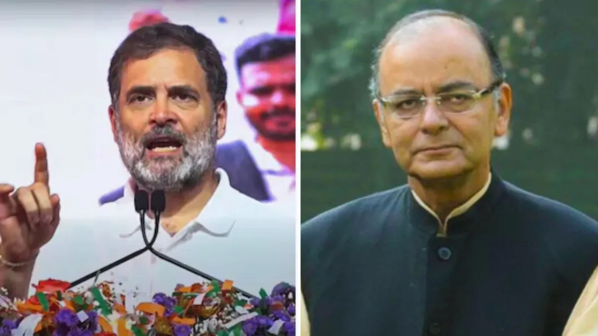 Rahul Gandhi on Arun Jaitley