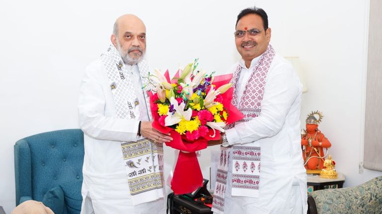 CM भजनलाल शर्मा के दिल्ली दौरे से सियासी हलचल तेज, अमित शाह से मुलाकात करने की इनसाइड स्टोरी पता चली! Bhajanlal Sharma Delhi visit