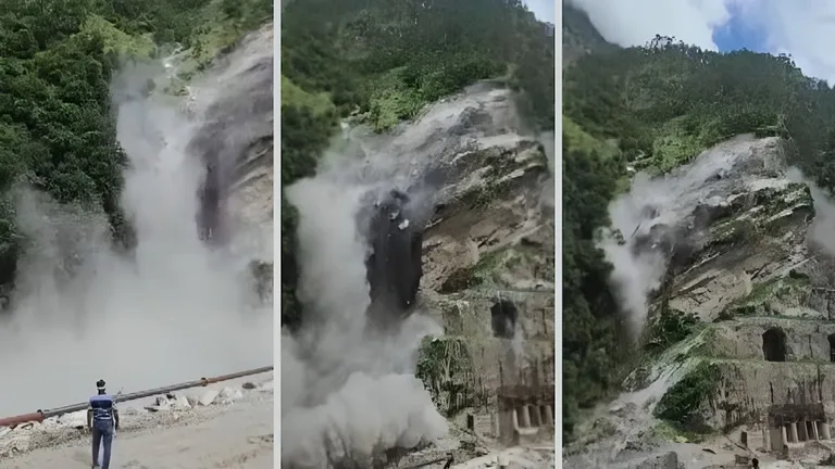 THDC के प्रोजेक्ट साइट पर हादसा, लैंडस्लाइड के चलते टूटी पहाड़ी, 12 मजदूर घायल, वीडियो वायरल हुआ Landslide Viral Video