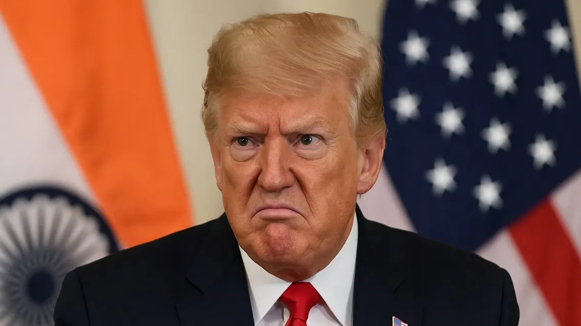 Despite Trump's barbs, India and the US are negotiating a trade deal. (Image generated by AI)