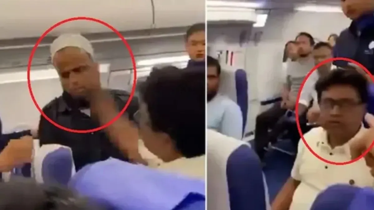 Indigo Flight Viral Video