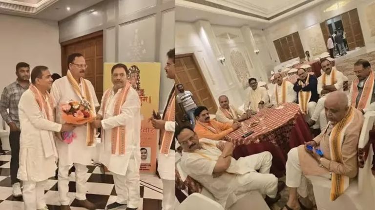 लखनऊ में 40 ठाकुर विधायकों की बैठक, सियासी गलियारों में हलचल तेज, यूपी में क्या होगा? Lucknow