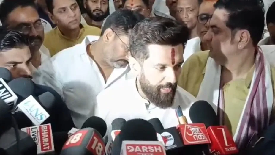 Chirag Paswan responds to NDA exit rumours ahead of Bihar elections 2025