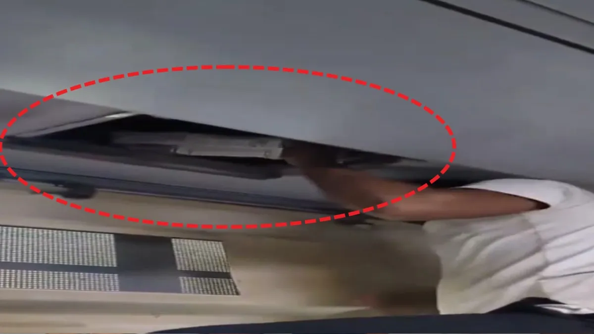 Liquor bottles hidden in AC coach ceiling of Lucknow-Baruni Express, exposed by GRP