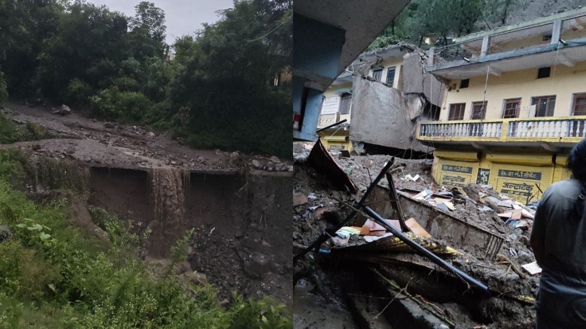 उत्तराखंड में फिर आया कुदरत का कहर: चमोली में आधी रात बादल फटा, थराली में मलबे ने ढाया कहर Tharali Cloud burst