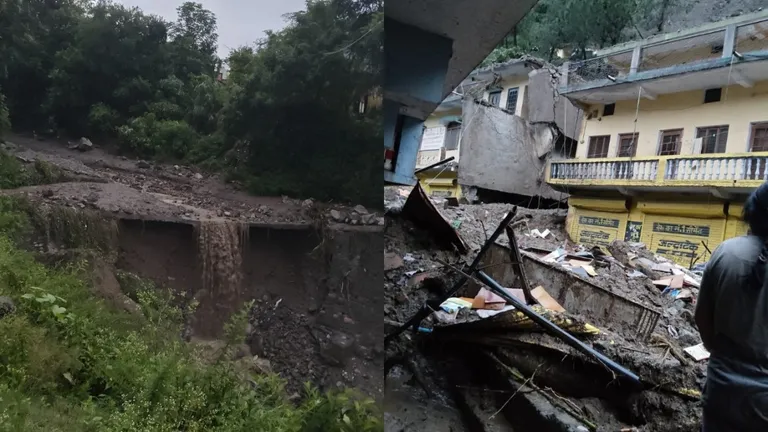 उत्तराखंड में फिर आया कुदरत का कहर: चमोली में आधी रात बादल फटा, थराली में मलबे ने ढाया कहर Tharali Cloud burst