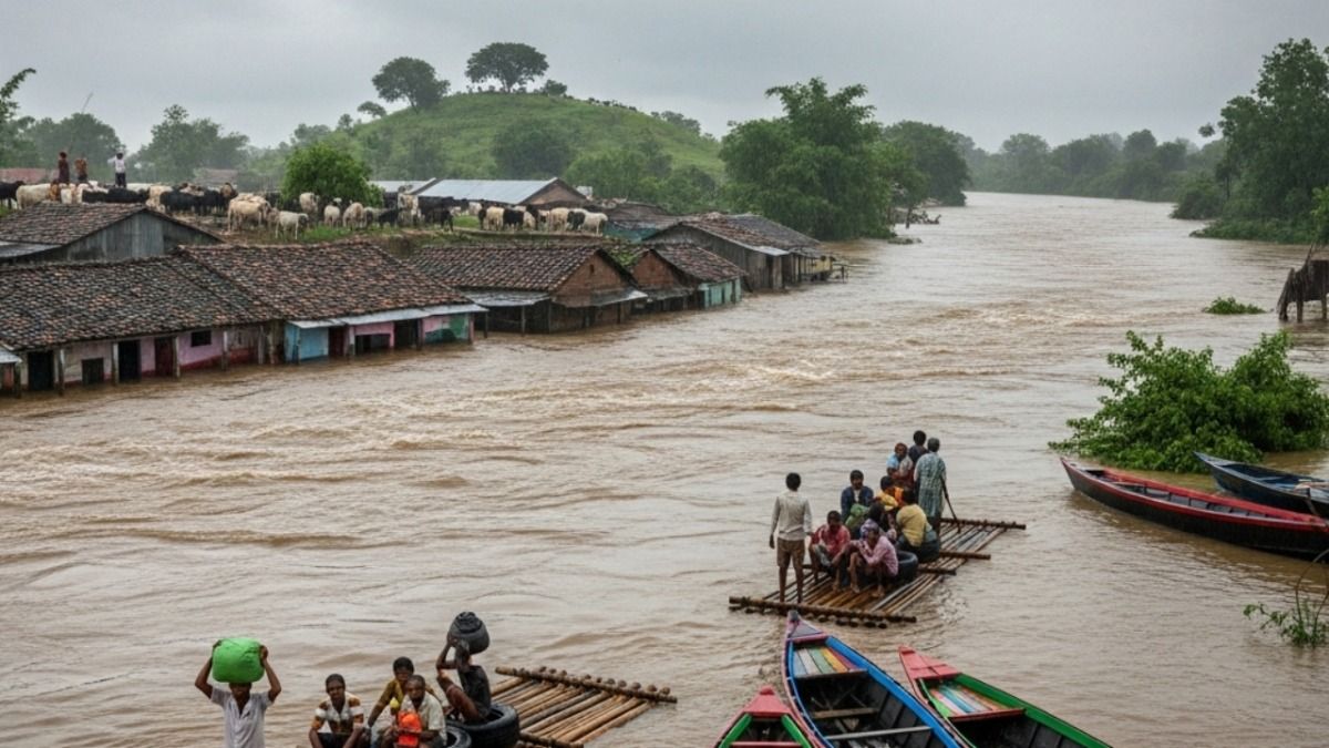 Bihar flood alert – Ganga river rising and heavy rainfall warning