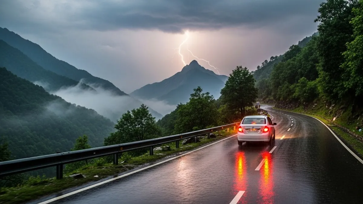 Uttarakhand Weather Alert: उत्तराखंड में आज भी भारी बारिश का अनुमान, IMD ने 3 जिलों में जारी किया ऑरेंज अलर्ट Uttarakhand Weather Alert (सांकेतिक तस्वीर)
