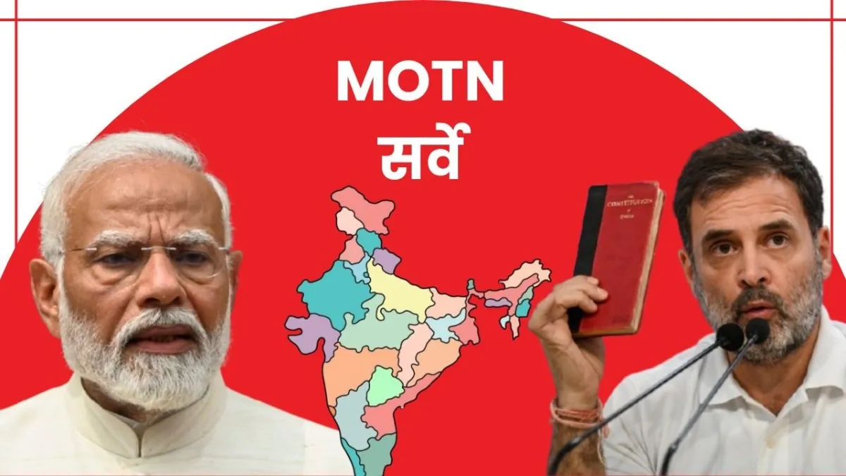 Mood of the Nation Survey, MOTN survey, NDA majority 2025, India alliance challenge, BJP seats survey, Congress performance 2025, मूड ऑफ द नेशन सर्वे