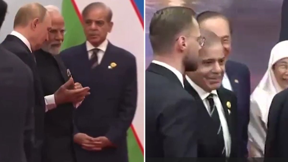 पुतिन से हाथ मिलाने कूदे...कोने में अकेले खड़े रहे, SCO समिट में पाक पीएम शहबाज शरीफ की वीडियो हुई भयंकर वायरल