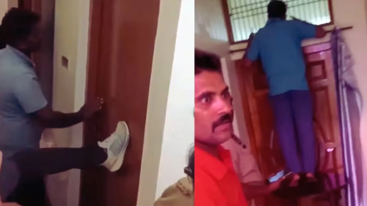 प्रेमी संग कमरे में थी महिला कांस्टेबल, तभी पहुंचा पति…दरवाजा खुलते ही मचा गया हंगामा! प्रेमी संग कमरे में थी महिला कांस्टेबल तभी पहुंच गया पति