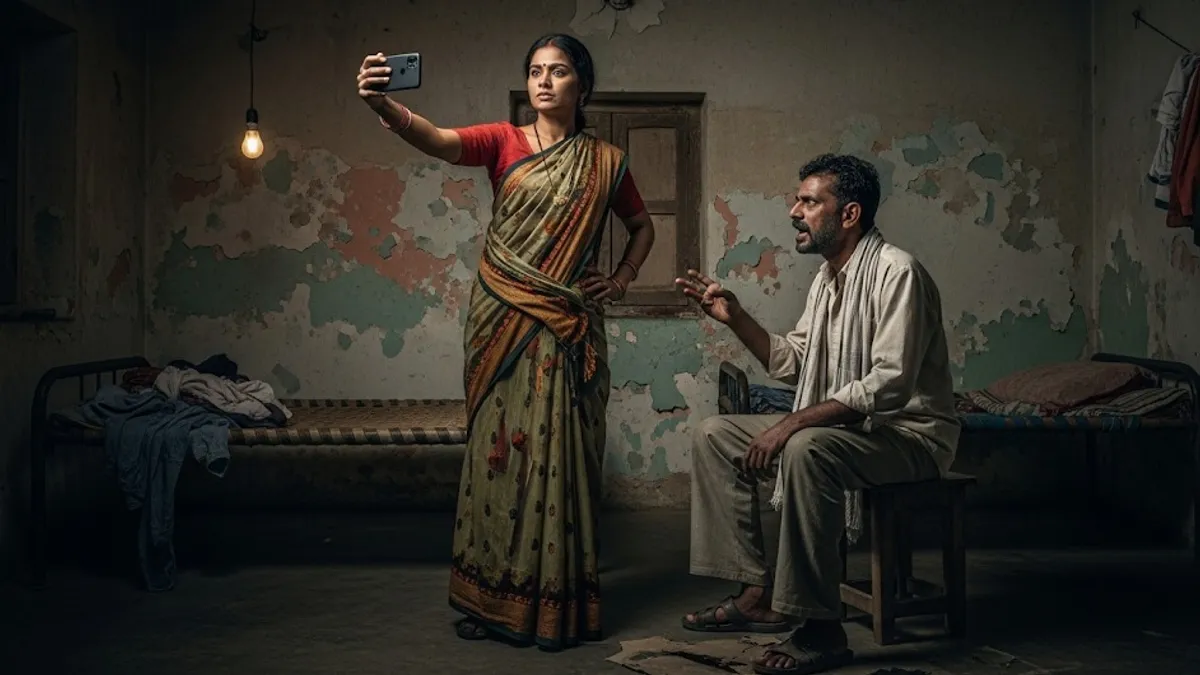 पत्नी के रील बनाने से नाराज था पति (सांकेतिक तस्वीर)